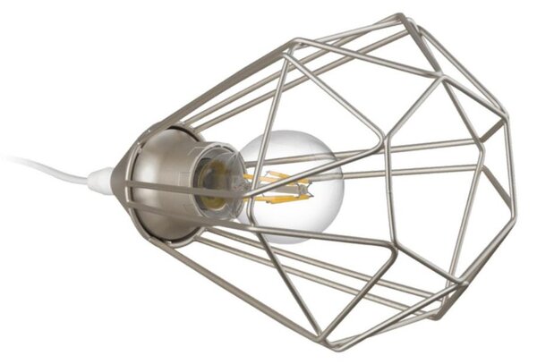 Eglo 33618 - Lampada da tavolo con spina TARBES 1xE27/60W/230V