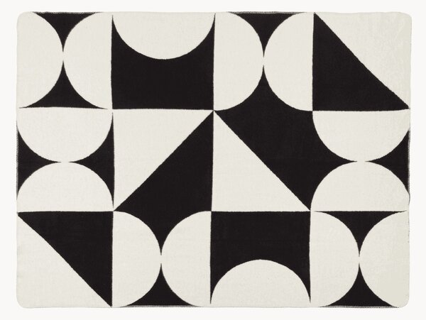 Coperta con motivo geometrico Tul