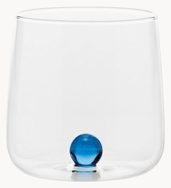 Bicchieri acqua fatti a mano in vetro borosilicato Bilia 6 pz