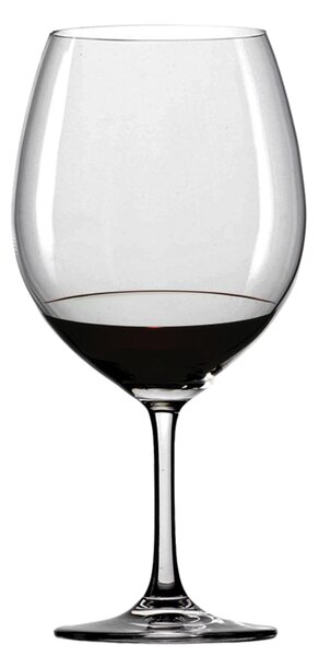 Classico calice per vini rossi e maturi di alta qualità con un basso contenuto di tannino come Barbaresco, Barolo, Pinot Nero, Bourgogne, Tempranillo o Brunello di Montalcino
