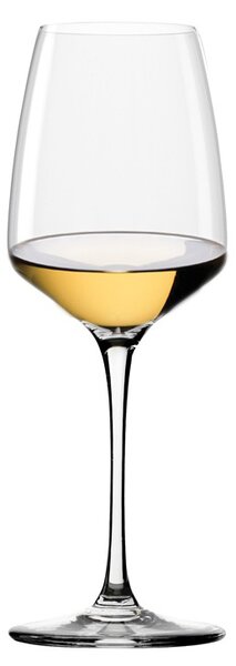 Calice per vini bianchi corposi e di medio corpo e per vini rossi leggeri come Riesling, Chardonnay, Sauvignon Blanc, Pinot Bianco e Grigio, indicato anche per Hugo o Aperol Spritzer