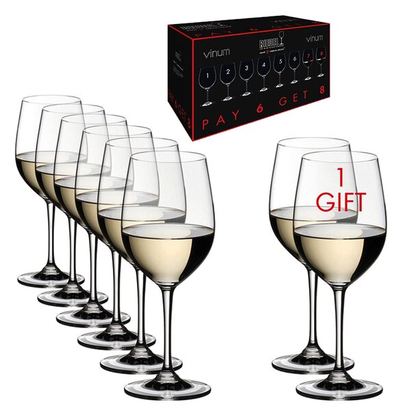 Riedel Vinum Value Gift Packs Pay 6 Get 8 Viogner Chardonnay