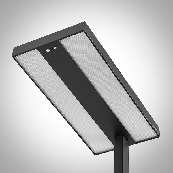 Arcchio Piantana LED Logan Pro, nera, sensore, dimmerabile Pro Arcchio,, Nero, Studio / Ufficio, Alluminio, Moderno