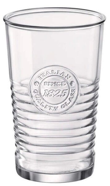 Il bicchiere Cooler dal design industial vintage ideale per servire bibite e bicchieri
