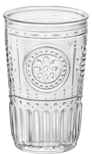 Bormioli Rocco Romantic Bicchiere Cooler 47 cl Set 6 Pz in Vetro Decorato