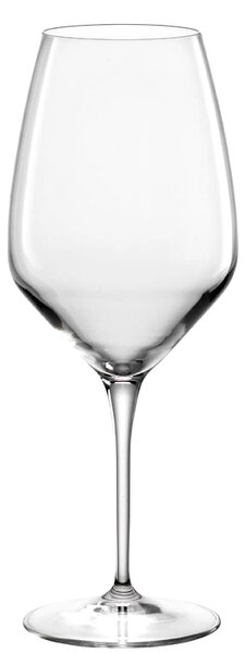 <p>Calice professionale in vetro cristallino dal design contemporaneo, particolarmente indicato per la degustazione di vini rossi intensi e forti.</p>