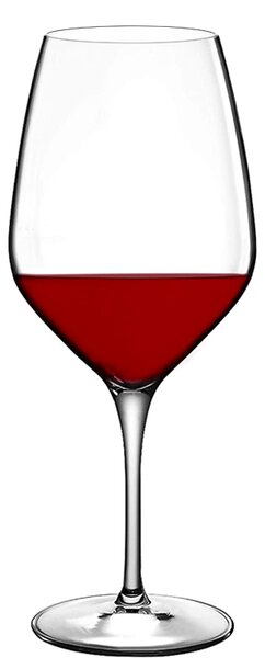 <p>Calice professionale in vetro cristallino dal design contemporaneo, particolarmente indicato per la degustazione di vini rossi armonici e asciutti.</p>