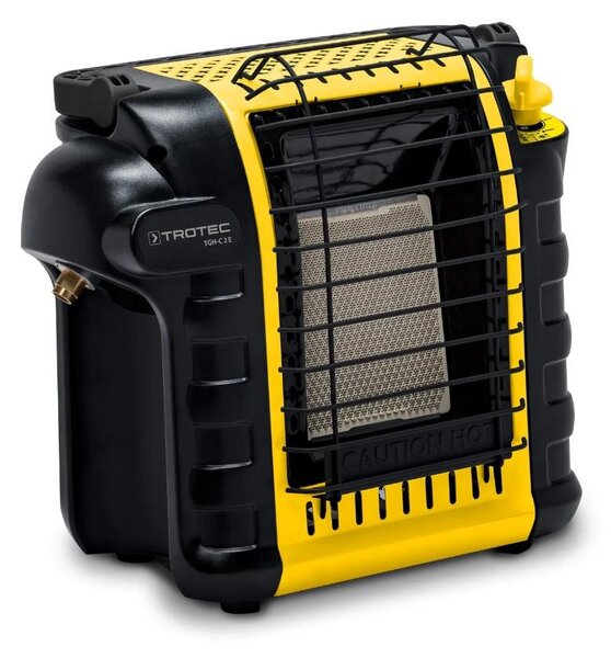 STUFA A GAS PORTATILE CON CARTUCCE DA 7/16" - MODELLO TGH-C2E, POTENZA 2,6 kW - MARCA TROTEC