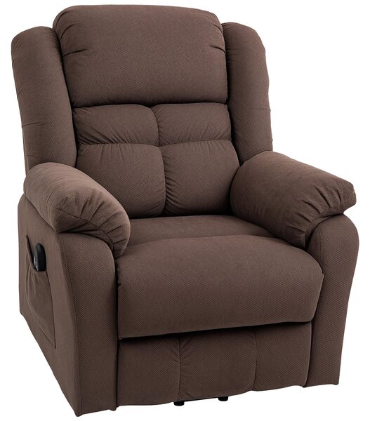 Sedia ergonomica con funzione massaggio e riscaldamento lombare | Colore: Marrone | Dimensioni: 92x102x104 cm