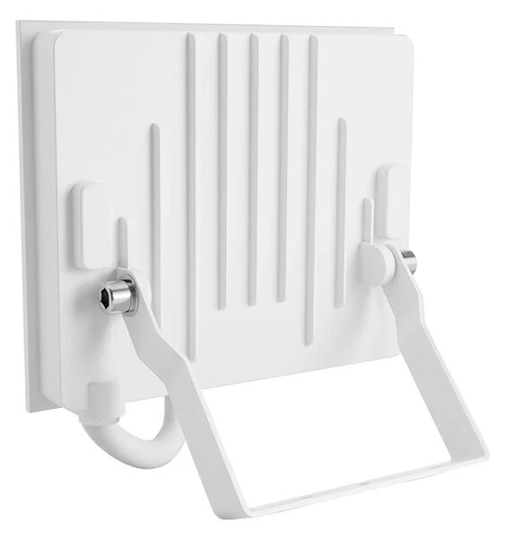 Faro LED 30W IP65 in Alluminio Bianco con OSRAM chip LED Colore Bianco Caldo 3.000K