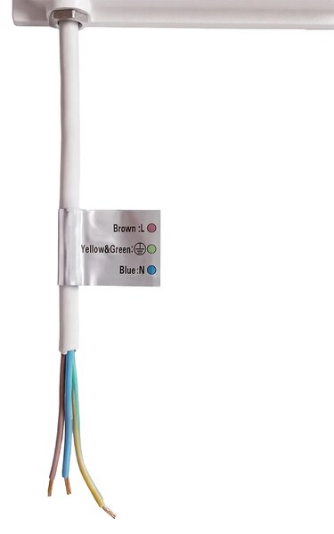Faro LED 30W IP65 in Alluminio Bianco con OSRAM chip LED Colore Bianco Caldo 3.000K