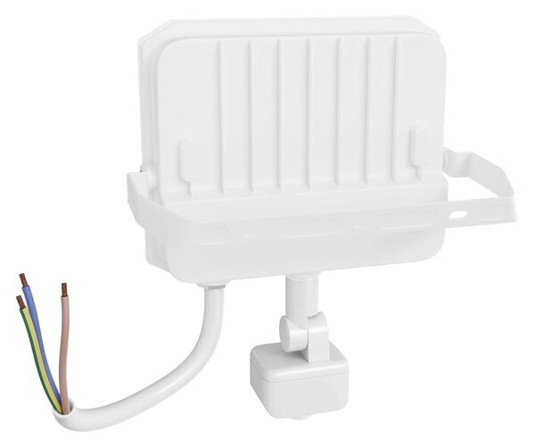 Faro LED 30W IP65 Bianco con Sensore di Movimento e OSRAM chip LED Colore Bianco Caldo 3.000K
