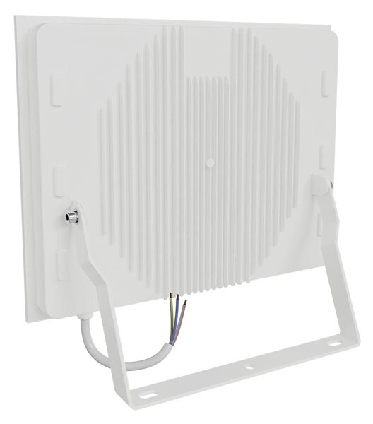 Faro LED 200W IP65 in Alluminio Bianco con OSRAM chip LED Colore Bianco Caldo 3.000K