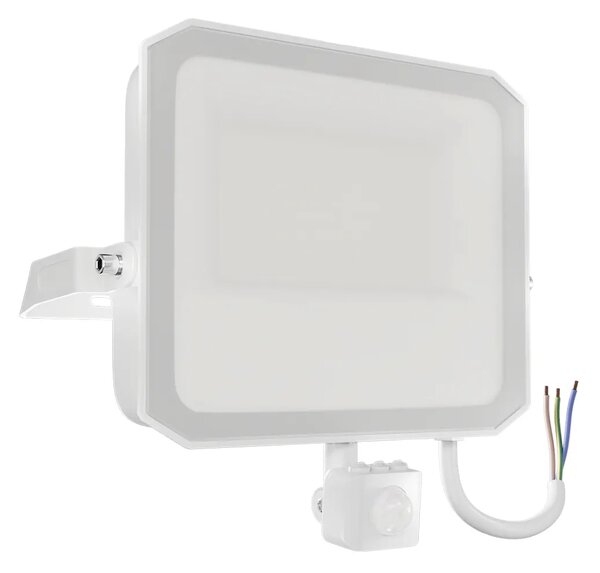 Faro LED 100W IP65 Bianco con Sensore di Movimento e OSRAM chip LED Colore Bianco Naturale 4.000K