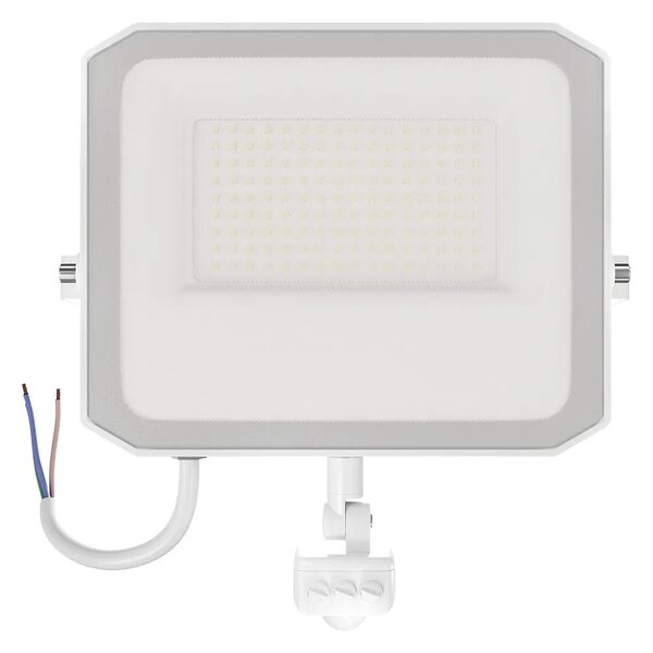 Faro LED 100W IP65 Bianco con Sensore di Movimento e OSRAM chip LED Colore Bianco Naturale 4.000K