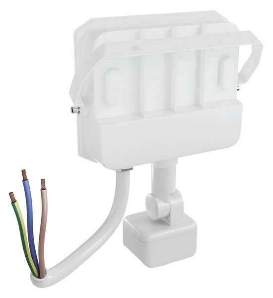 Faro LED 20W IP65 Bianco con Sensore di Movimento e OSRAM chip LED Colore Bianco Caldo 3.000K