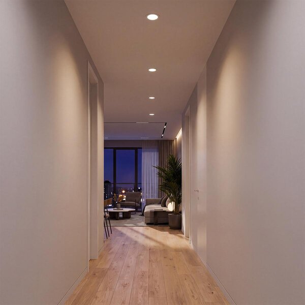 Pannello LED Rotondo 12W foro Ø140-155mm CCT Bianco Variabile - LEDISENS Colore Bianco Variabile CCT