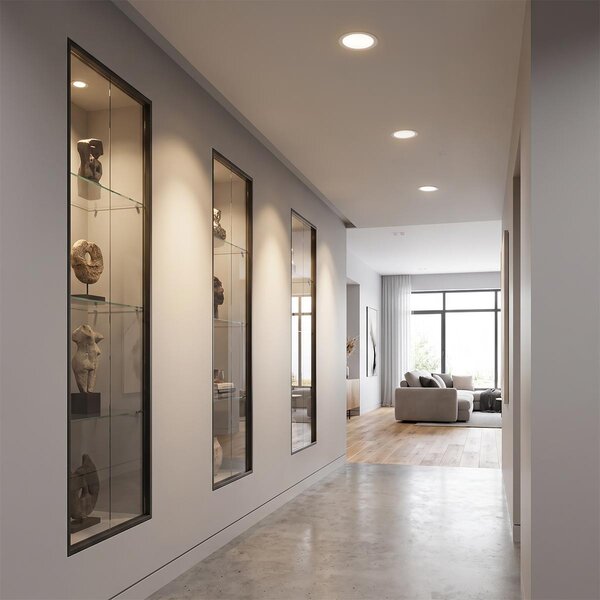 Pannello LED Rotondo 18W foro Ø180-210mm CCT Bianco Variabile - LEDISENS Colore Bianco Variabile CCT