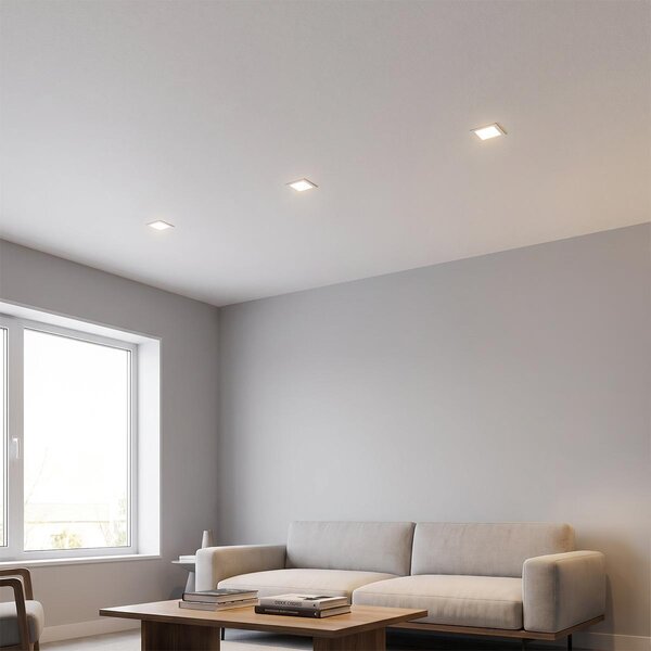 Pannello LED Quadrato 6W foro da 100 a 110mm CCT Bianco Variabile - LEDISENS Colore Bianco Variabile CCT