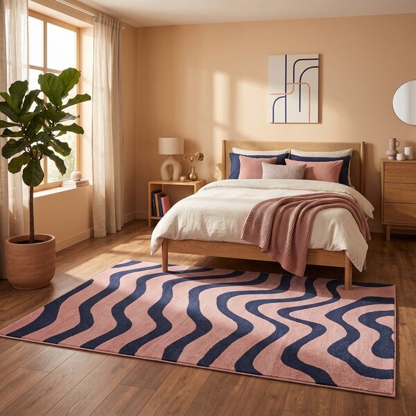 Tappeto blu/rosa 160x230 cm Aurora – ESTE