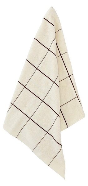 Asciugamano tipo terry avorio in cotone organico 50x100 cm Vista – Södahl