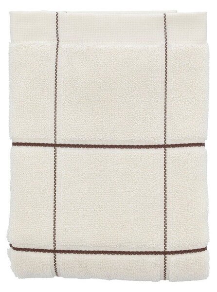 Asciugamano tipo terry avorio in cotone organico 50x100 cm Vista – Södahl