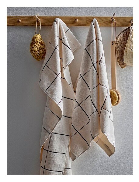 Asciugamano tipo terry avorio in cotone organico 50x100 cm Vista – Södahl