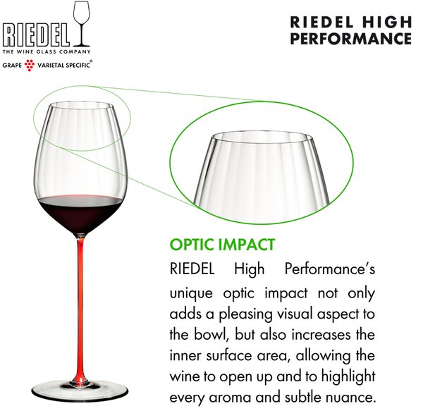 Riedel High Performance Cabernet Red Calice Vino 83,4 cl In Cristallo