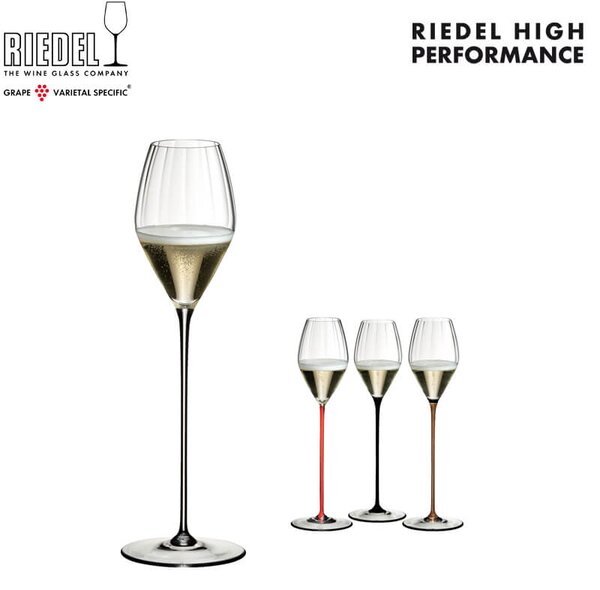Riedel High Performance Champagne Clear Calice Flute 37,5 cl In Cristallo