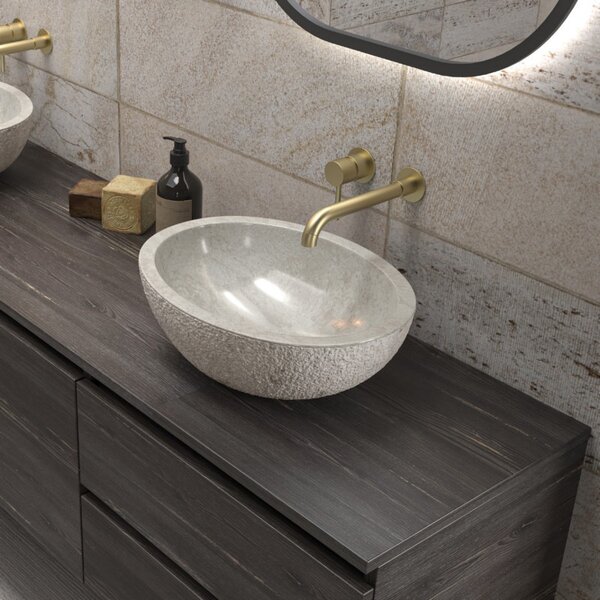 Mobile bagno a terra 180 cm con 5 cassetti SP-180P5 - KAMALU