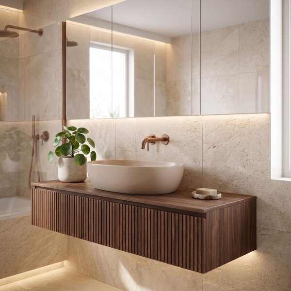 Lavabo da Appoggio Rea Lisa Mocca Matt