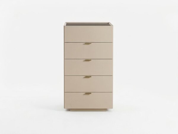 Comodino moderno, beige, design elegante, per camera da letto, armadio, mobiletto