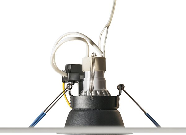 Faretto da incasso moderno Smart nero incl. WiFi GU10 - Dept