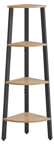 Scaffale Angolare - Leobert - Rovere Sonoma - 34 X 34 X 125 Cm