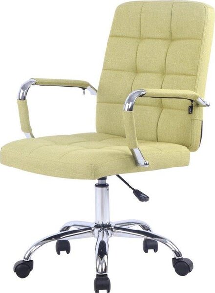 Sedia da ufficio ergonomica moderna gialla - Regolabile - Tessuto - Per adulti
