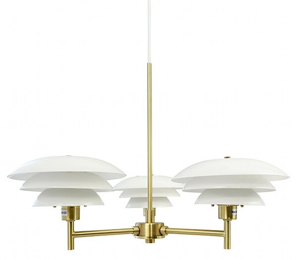 Lampadari Dyberg Larsen, DL20, dimmerabile, Dorato / Ottone, Soggiorno, Metallo, Scandinavo