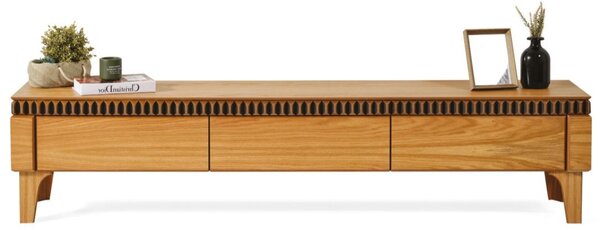 Supporto TV moderno in legno nuovo, mobile TV per soggiorno, mobili per la televisione
