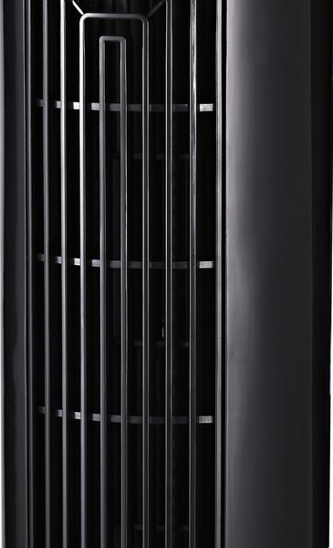 HOMCOM Ventilatore ad alta velocità a colonna oscillante silenzioso 45 W con telecomando display LCD timer 3 modalità 3 velocità 32L x 32l x 96H cm nero
