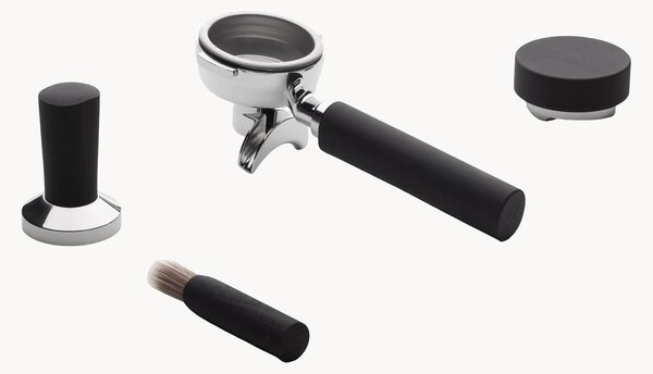 Accessori per macchina da caffè beech stained, set da 4
