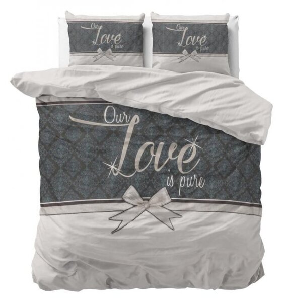 Biancheria da letto in cotone di qualità con un design romantico 200 x 220 cm