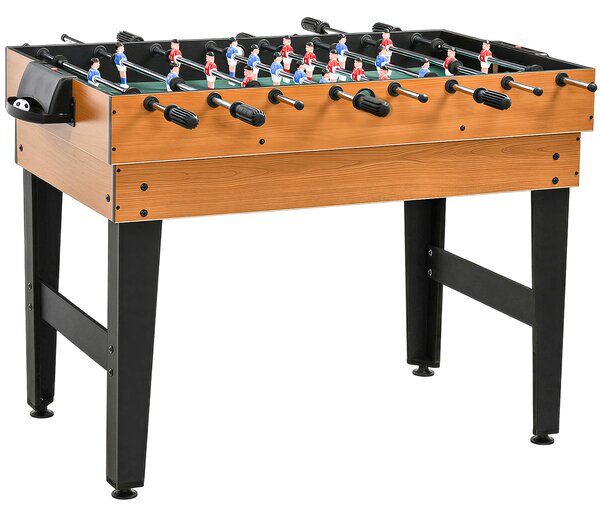 HOMCOM Tavolo da Gioco Multifunzione 4 in 1 con Calcio Balilla Biliardo Ping Pong e Hockey da Tavolo per Famiglie e Amici 107x61x84cm |Aosom