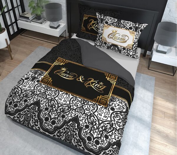 Biancheria da letto in cotone in stile regale 3 parti: 1pz 160 cmx200 + 2pz 70 cmx80