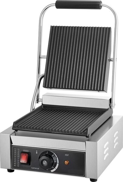 Piastra per panini commerciale Grill Sandwich Maker Griddle Plate 22x23 cm