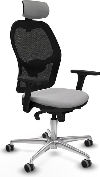 Sedia da ufficio con poggiatesta Jorquera Piqueras y Crespo 3D086G2 Grigio chiaro