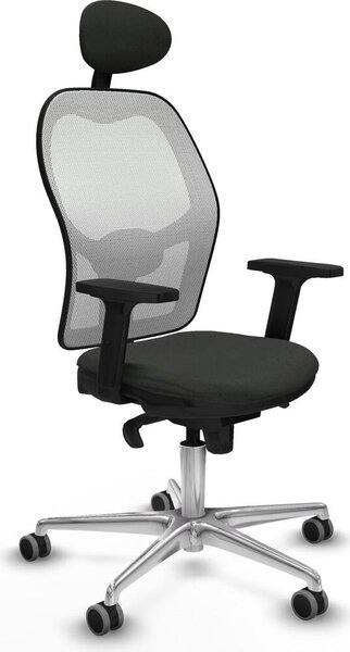 Sedia da ufficio con poggiatesta Jorquera Piqueras y Crespo 2D086G1 Nero