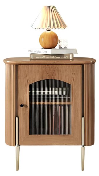 Tavolino da notte in legno, design moderno ed elegante, ideale per la camera da letto