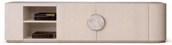 Mobile TV moderno color beige, mobile TV in legno, consolle TV, mobili da salotto