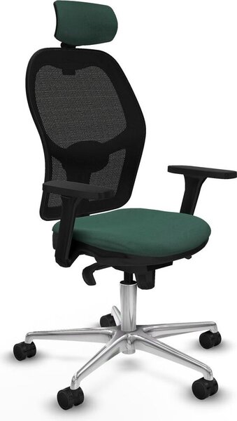Sedia da ufficio con poggiatesta Jorquera Piqueras y Crespo 3D086N2 verde