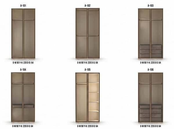 Set di armadi modulari beige, sistema di scaffali moderno, lussuoso, confortevole ed elegante