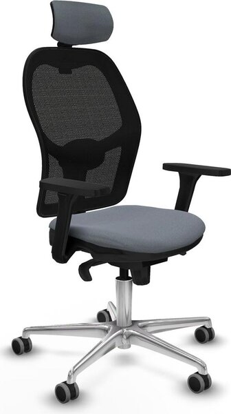 Sedia da ufficio con poggiatesta Jorquera Piqueras y Crespo 3D086G2 Grigio